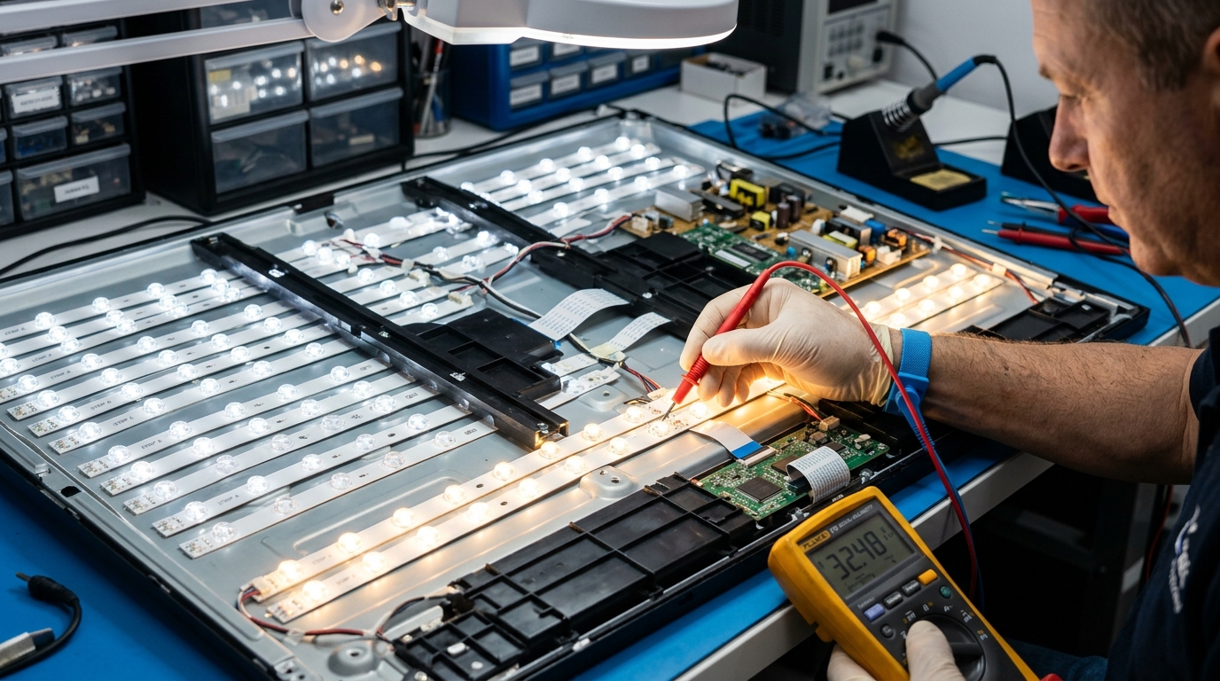 LED Backlight Testing